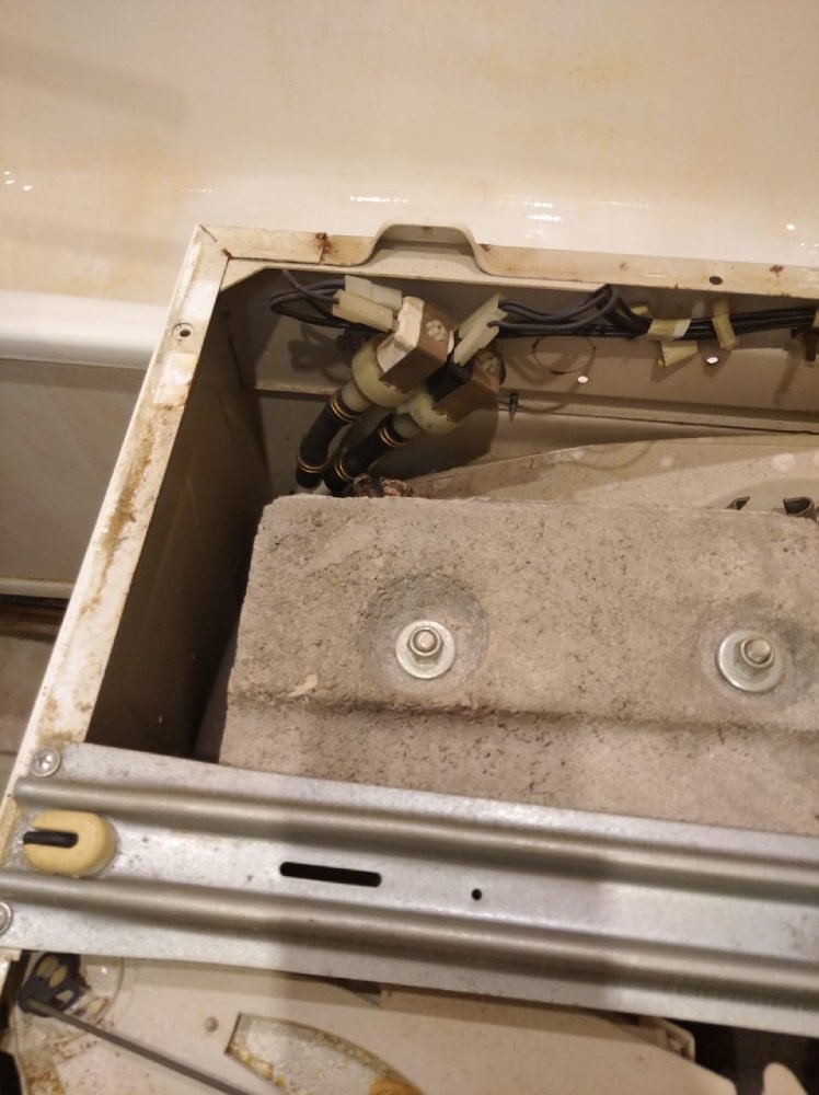 Замена заливных клапанов стиральной машины